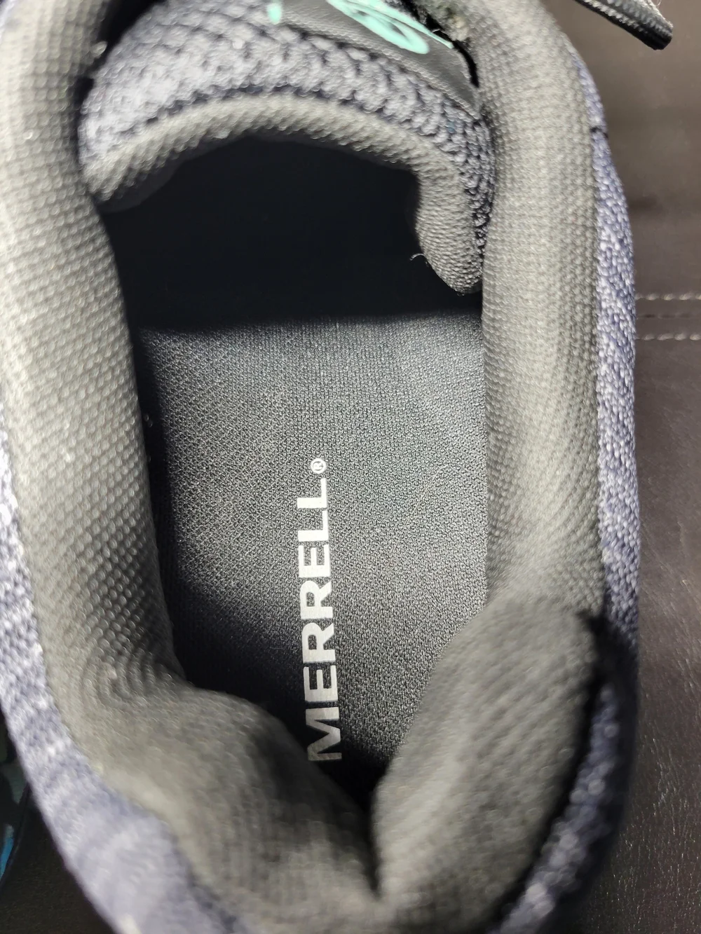 Merrell Antora 2 Women's Black with Blue & Purple Running Shoes Size 10